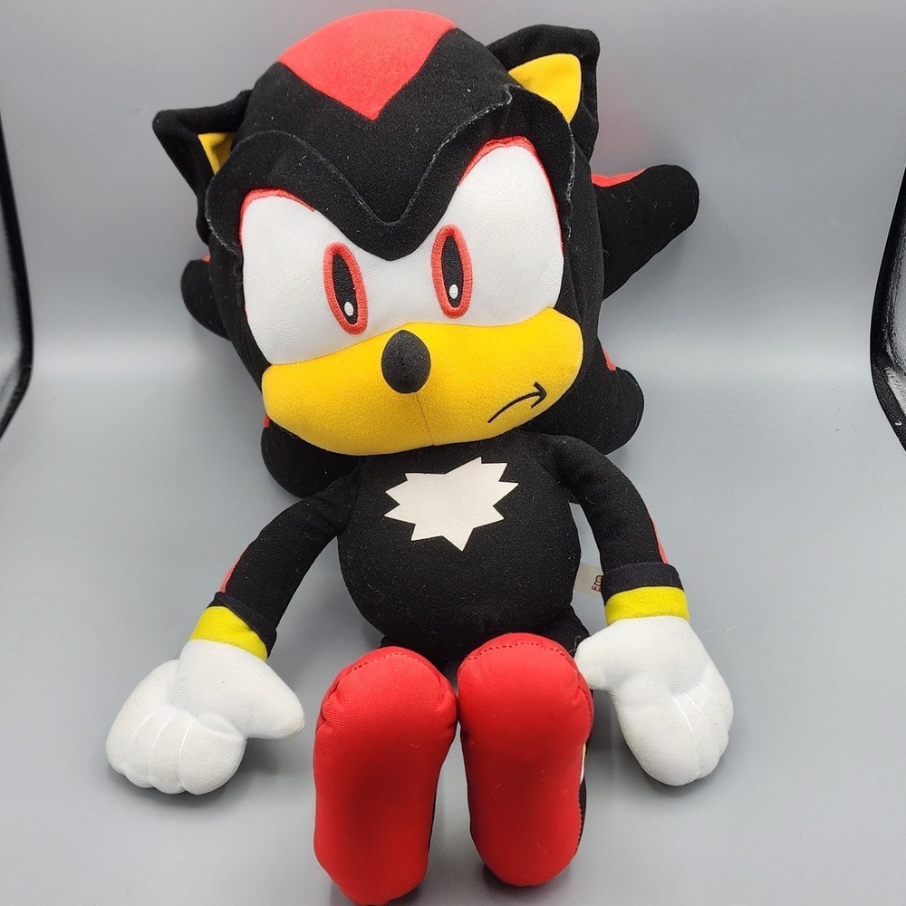 Official SEGA Sonic the Hedgehog Shadow Plush – Large 18" Size by Toy Factory